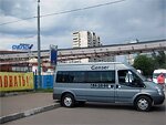 Бесплатный автобус Genser в пункт аренды автомобилей АрендаАвто-вдм на ул.Добролюбова